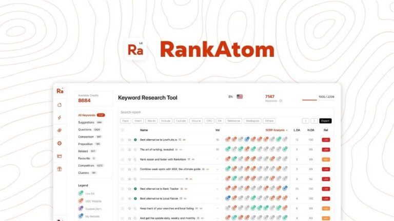 Descubre RankAtom